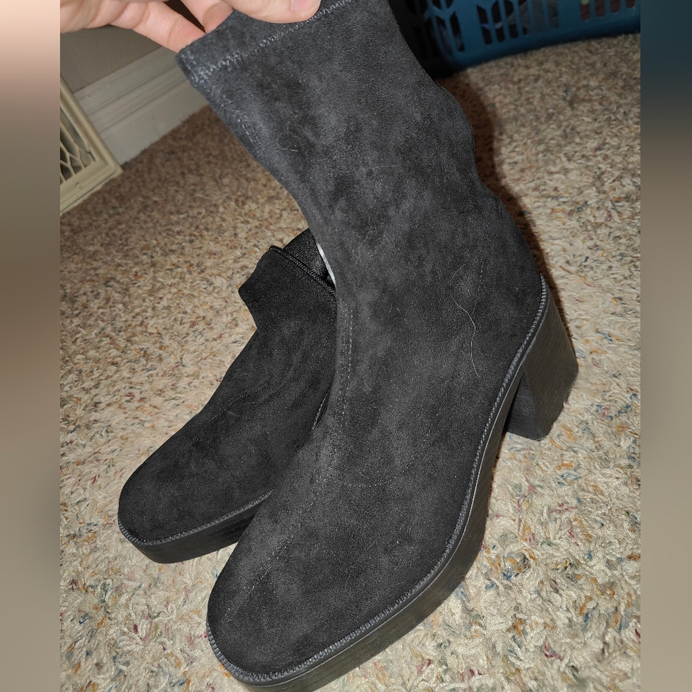 Cloth Zip Up Booties